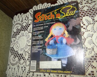 Vintage Stitch N Sew Magazine ... June 1983