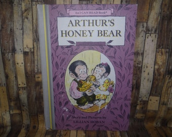 Vintage Children's Book, " Arthur's Honey Bear"  Story and Pictures by Lillian Hoban... 1974