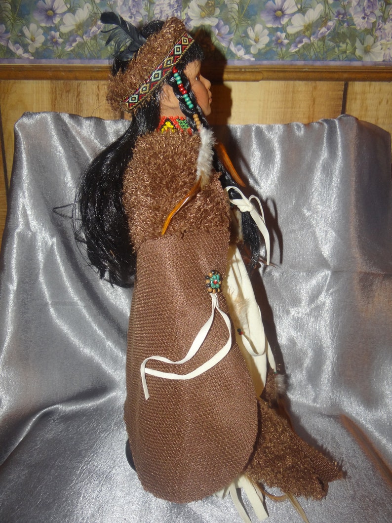 Vintage Native American Porcelain Doll With so Much Lovely Etsy