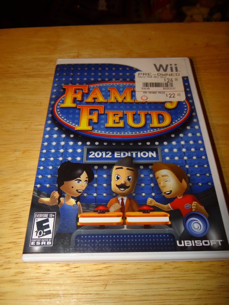 Family Feud 12 Vintage Wii Game Video Games Electronics Accessories