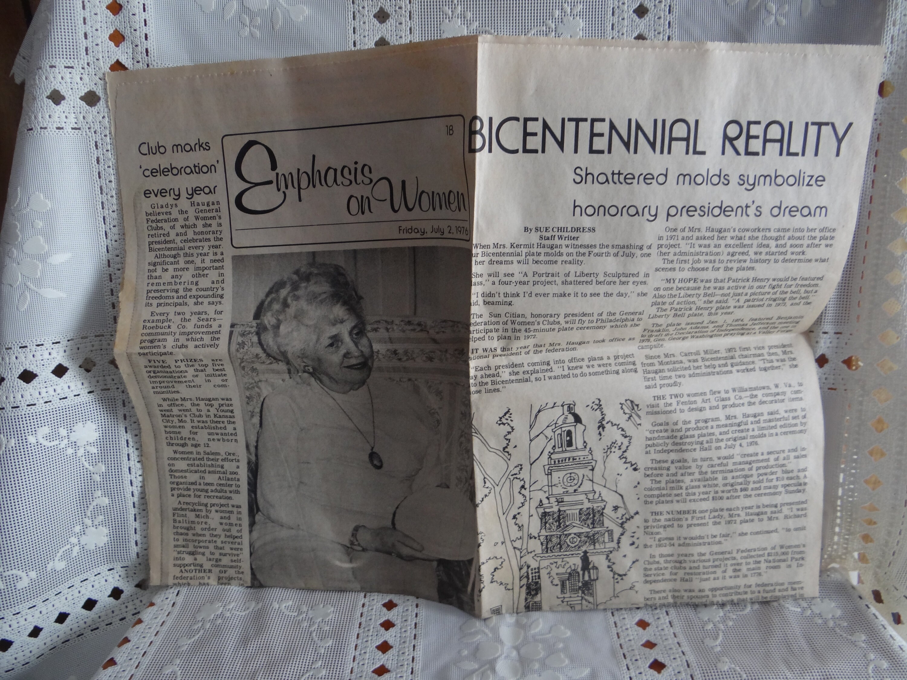 Original Newspaper Article ..july 4 1976 USA Bicentennial - Etsy