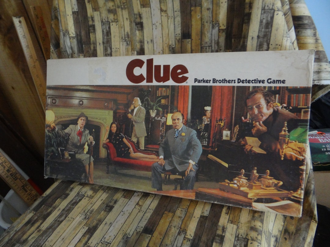 Rare Find Parker Brothers Clue Game Complete... 1970's - Etsy