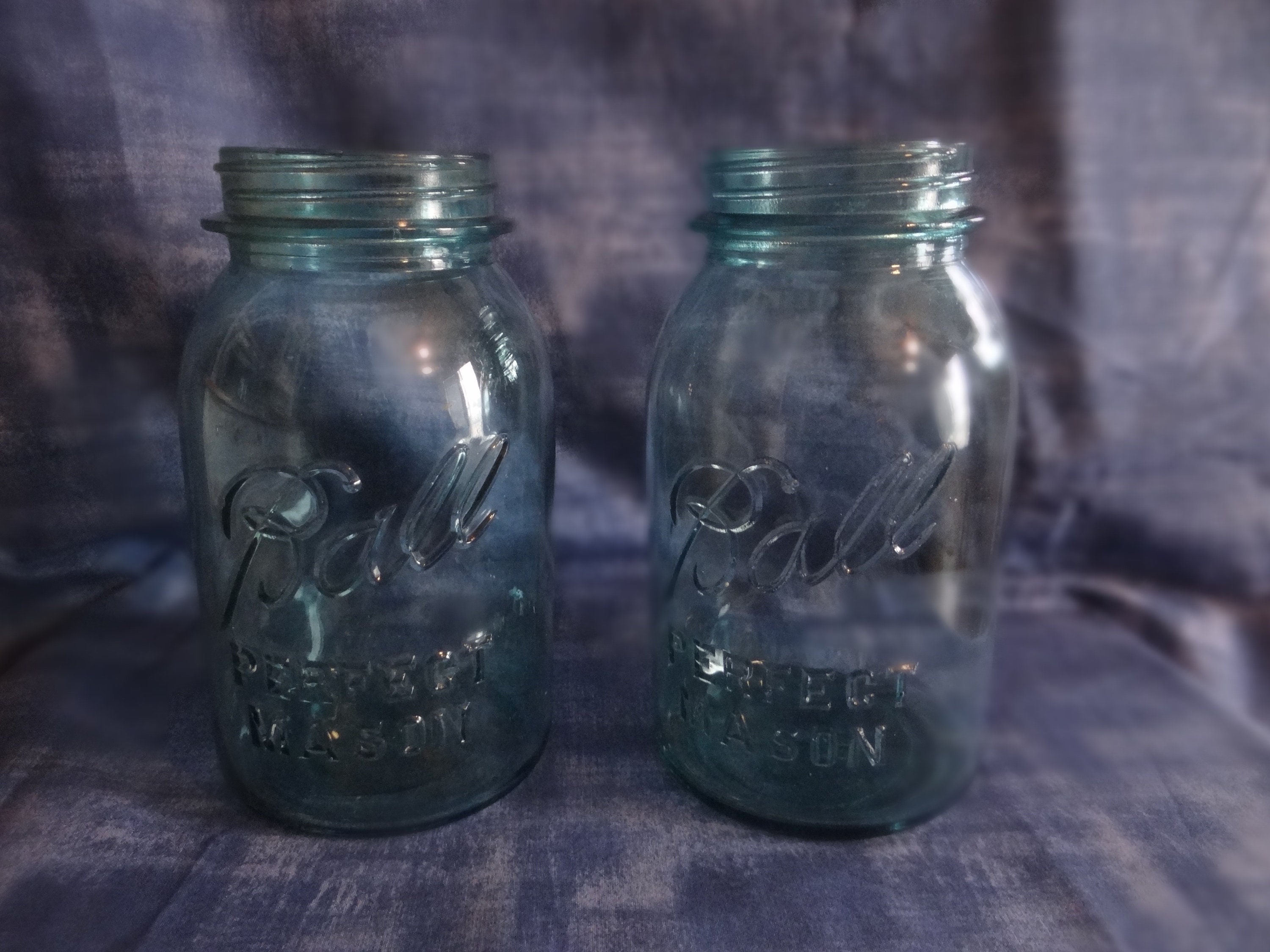 Ball Freezer Jar Mason Jar 16 oz. Vintage 1933 to 1960 Wide Mouth Canning  Jar