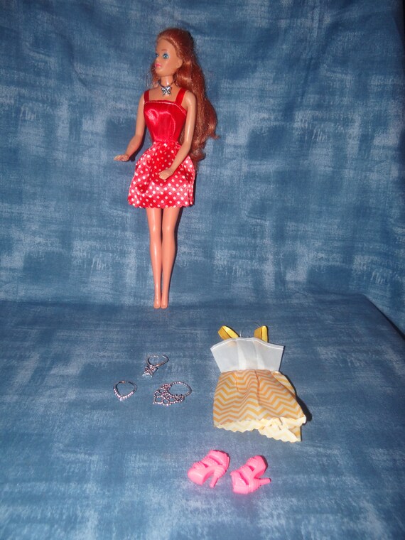 Great Gift Items Brand New Barbie Clothes and Accessories. the Barbie That is Modeling the Clothes is NOT for Sale.7 Pieces Etsy Israel