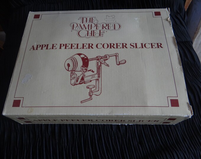 Vintage Pampered Chef Apple Peeler/corer/slicer... All Complete Etsy