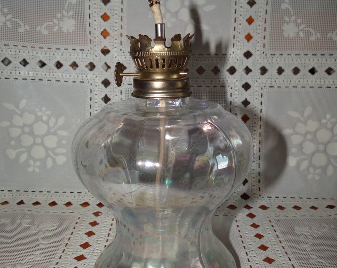 Vintage Hurricane Lamp Replacement... Bottom Section Only Etsy