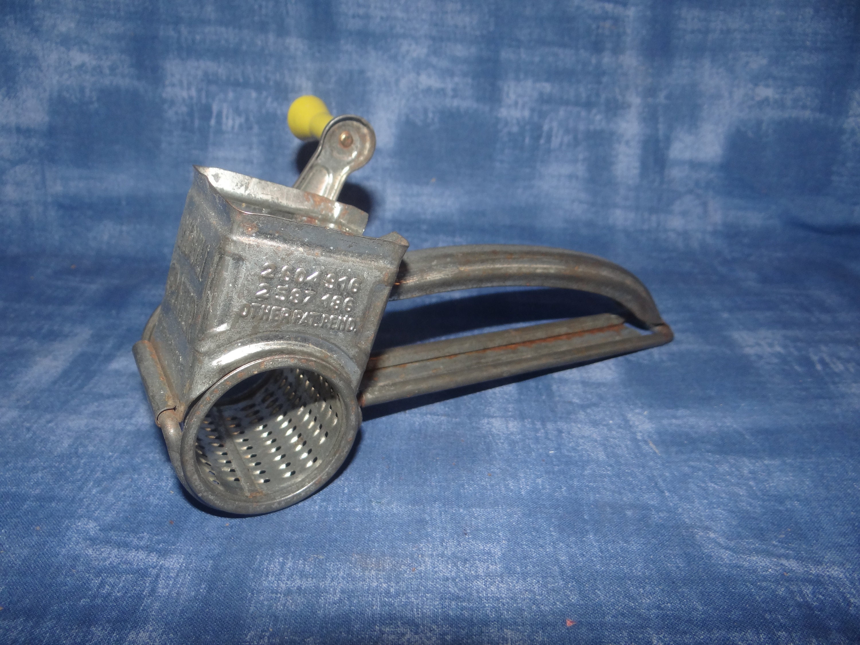 Vintage Mouli Grater / French Kitchenalia Cheese /wax /soap Grater