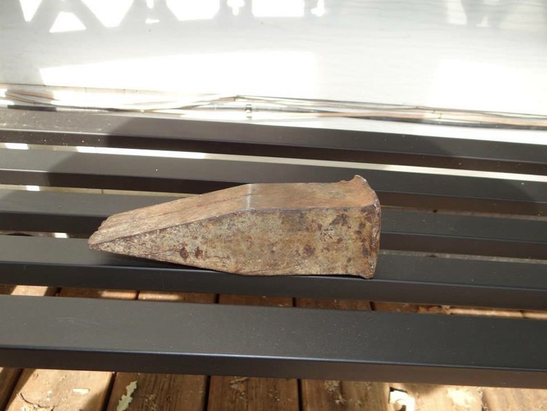 Vintage Steel Log Splitting Wedge