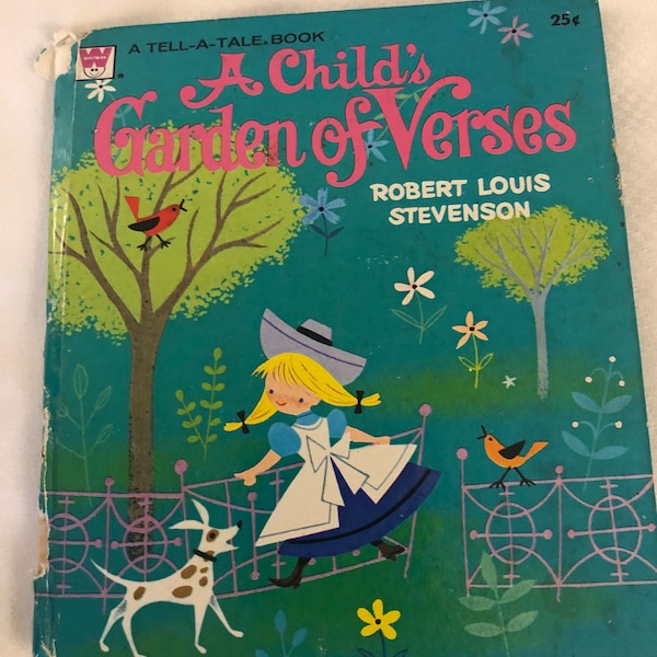 1964 Vintage Children’s  Book, “A Child’s Garden of Verses”
