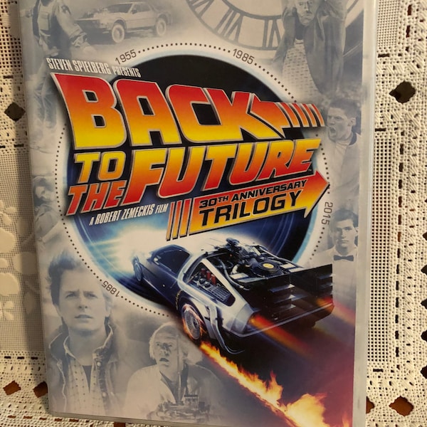 Vintage Dvd Back to the Future trilogy..all 3 movies in one.. 30th anniversary