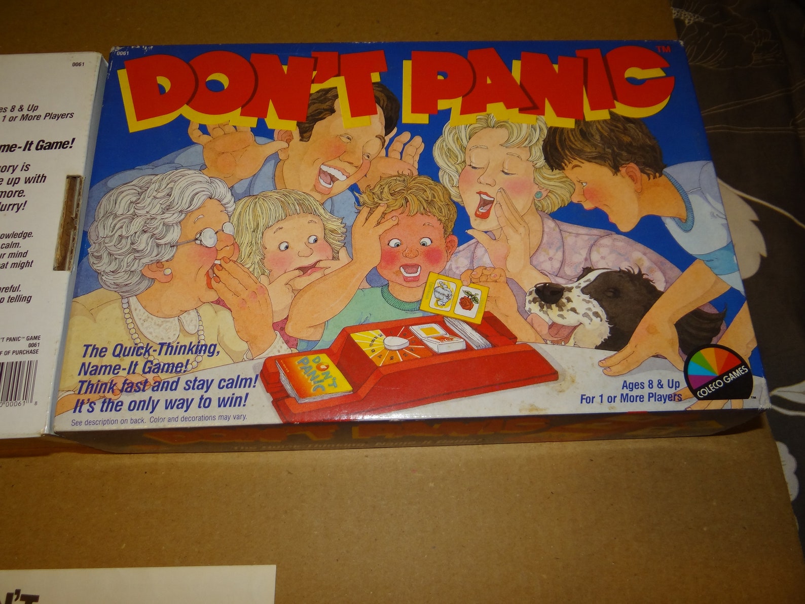 Vintage 1987 Don't Panic Board Game By Coleco.... All Etsy