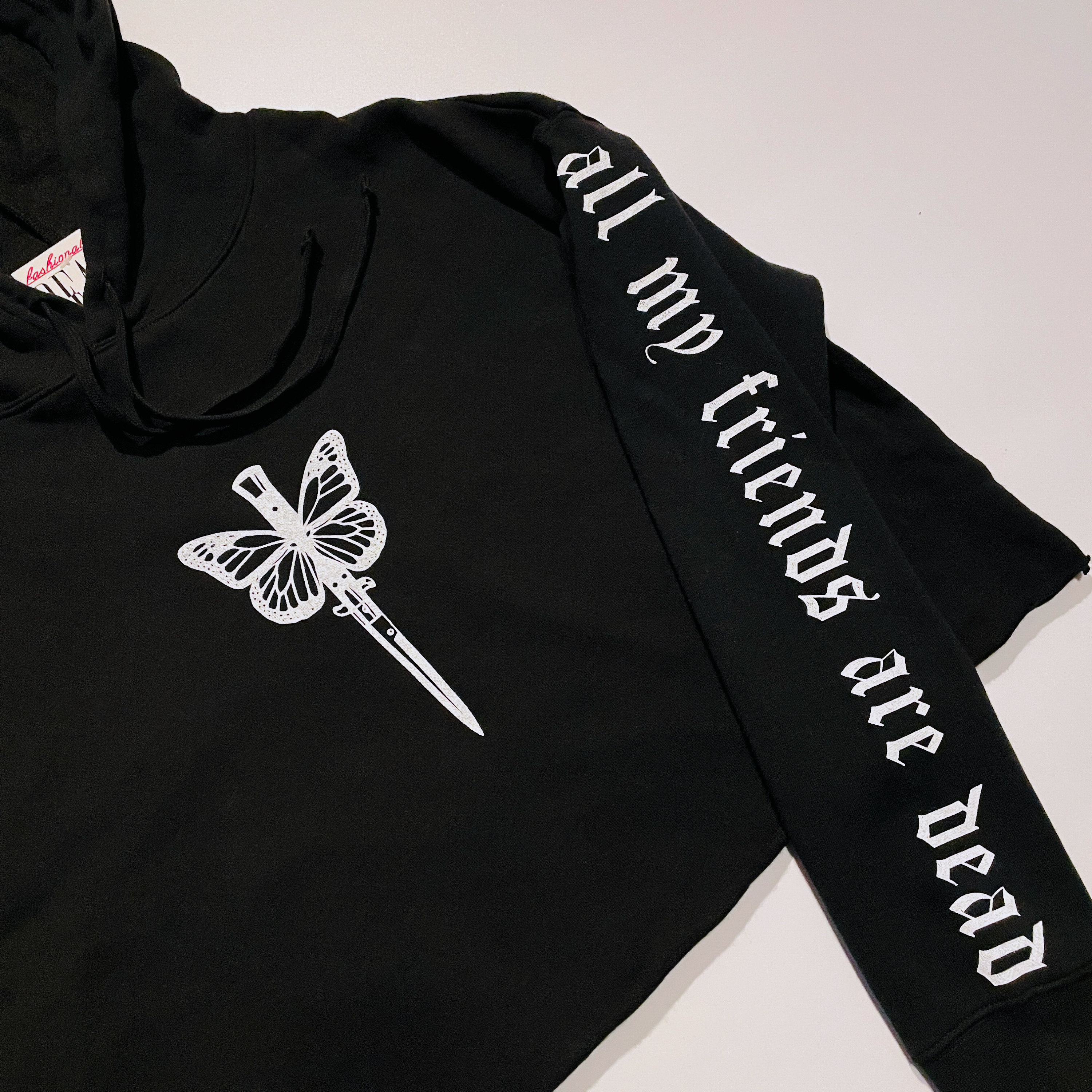 Friends crop deals hoodie
