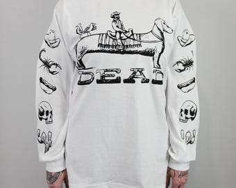 Hot Dog Cowboy Long Sleeve T-Shirt
