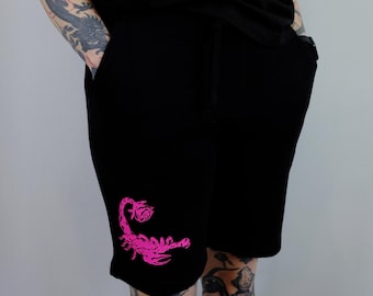 Scorpion Rose Shorts Unisex