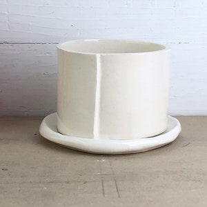 Thank You Cup And Saucer. Hand-Built Ceramic Cup With Drainage Holes And Matching Saucer. Thank You Gift. image 7