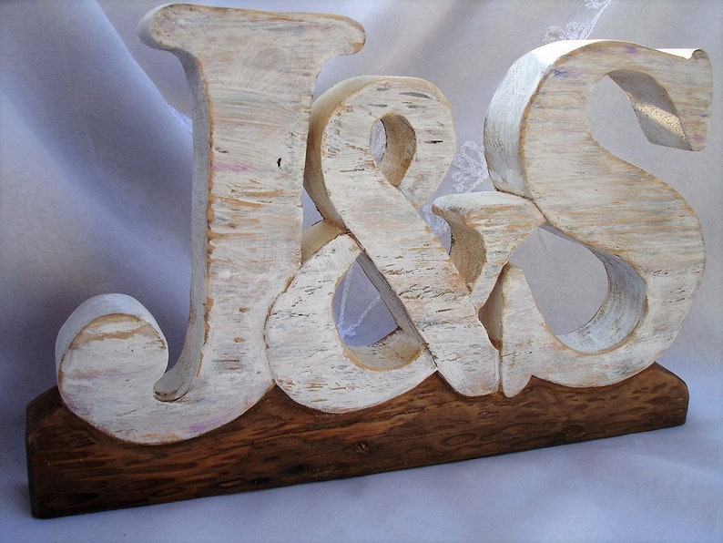 Wooden letters wooden initials decorative letters Etsy