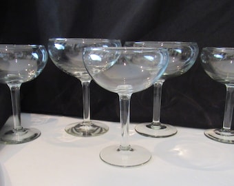 Vintage Huge Coupe Glasses Oversized Coupe Bachelorette Birthday Celebration Party Glass Set of 2 or 3