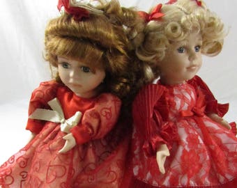 Vintage Musical Porcelain Doll, Plays "Somewhere My Love"