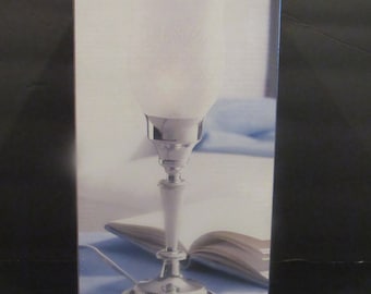 Vintage TOWLE Silverplate Electric Hurricane Lamp Unused