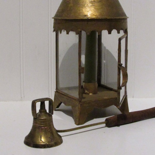 Vintage Brass Candle Snuff Bicentennial Commemorative Candle Snuffer Extinguisher British Colonial Style/Liberty Bell Shape