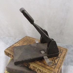 Vintage Hole Punch Office Supplies Desk Prop Display  Rusty Crafting Tool