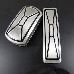 Set di spazzole per guardaroba/vestiti/scarpe Art Deco vintage, accessori per guardaroba da uomo/donna, in alluminio