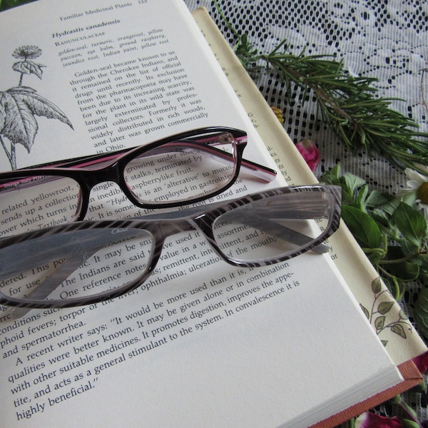 Vintage Two Tone Readers Reading Glasses  Circa 1990's Style