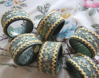 ヴィンテージ コテージシック ナプキンリング 6個または12個セット ヴィンテージ コテージシック ナプキンリング 6個または12個セット