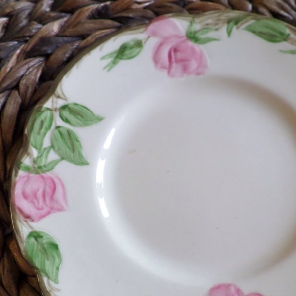 Vintage FRANCISCAN Desert Rose Set of 6 Bread/Dessert plates