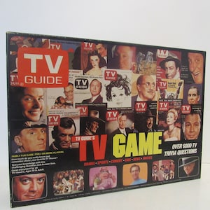 Vintage Original TV GUIDE TRIVIA Board Game Circa 1984
