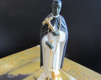 Vintage Dashboard Saint Martin de Porres Patron Saint Social Justice and Racial Harmony