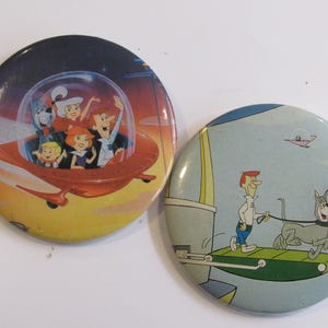 Vintage Original Hanna Barbera THE JETSON&#39;S Pin Badge EACH
