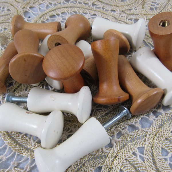 Antique Wooden Knobs Etsy