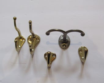 Vintage Metal Wall Hook Robe Towel Hook EACH