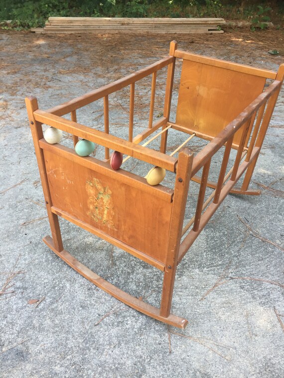 antique doll cradle