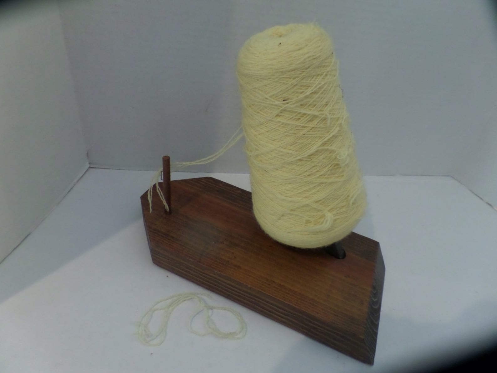 Vintage String Dispenser Wooden Wall Hanging Railroad Spike Etsy