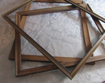 Antique Wooden Frame EACH Choose Size No Glass