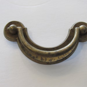 Vintage Brass Bail Pull Salvage Drawer Pull Chippendale Style Hardware Furniture Accessory Hardware Drawer Handle Antique Brass Finish EACH