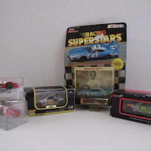 Vintage NASCAR Racecar Collectibles in Box EACH