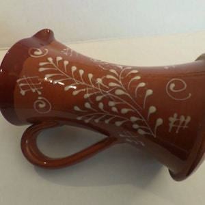 Vintage Ceramic Pottery Pitcher Greece image 2