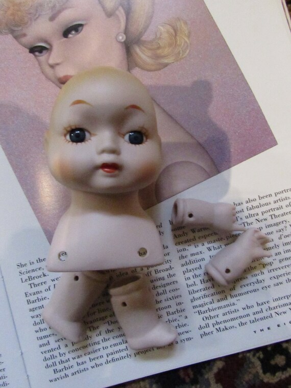 Art Dolls Vintage handmade ceramic baby doll parts. Art & Collectibles