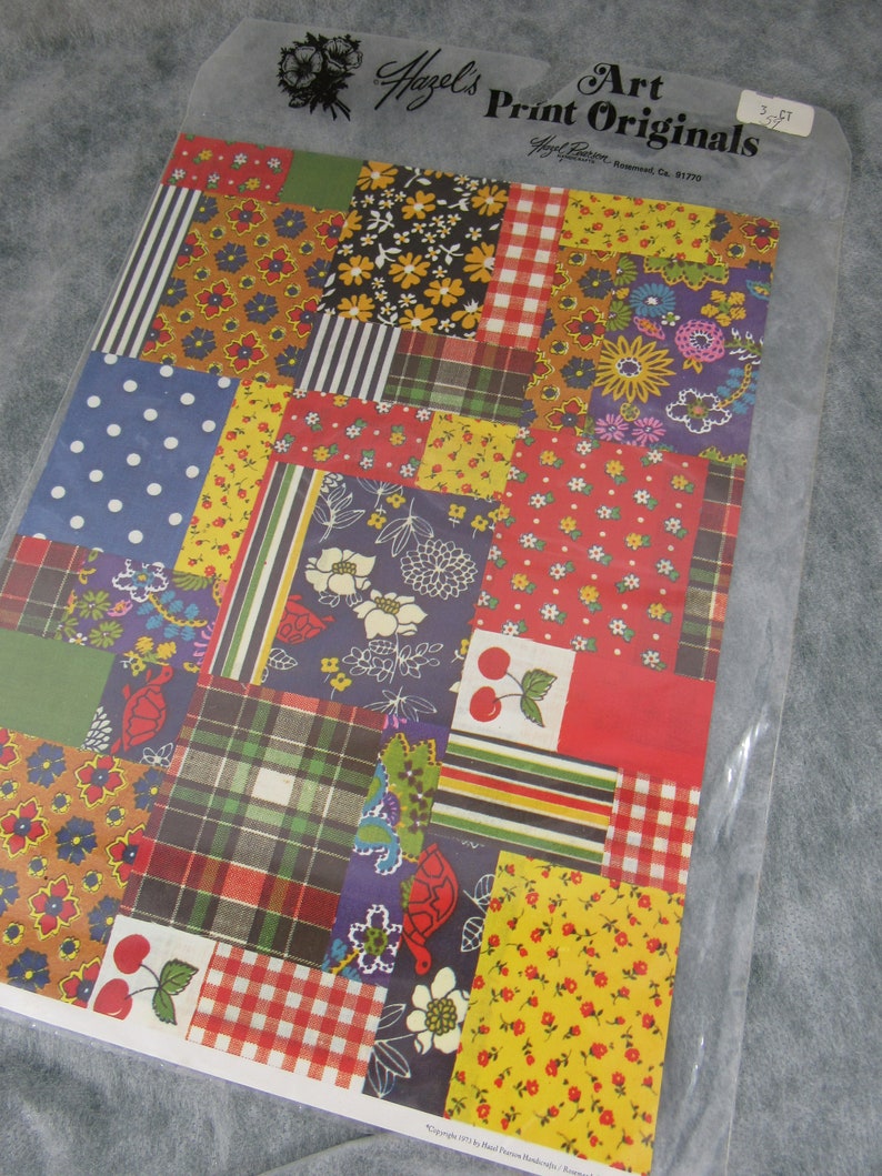 Vintage Mid century Craft Paper Gift Wrapping Card Making Journals Scrap Booking Crafting EACH Paper Ephemera Doll House Wall Paper