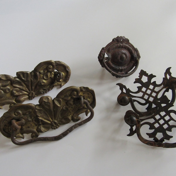 Antique Drawer Pulls Drawer Handles Furniture Cabinet Hardware Salvage DIY EACH