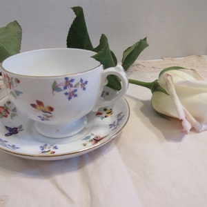 Vintage Porcelain Tea Cup Butterflies England, English Tea Cup, Butterfly Teacup, Butterfly Tea Cup, Porcelain Butterfly