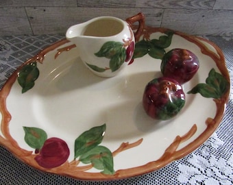 Vintage Franciscan APPLE Dinnerware Various Pieces Serving Platter Shaker Set Creamer EACH