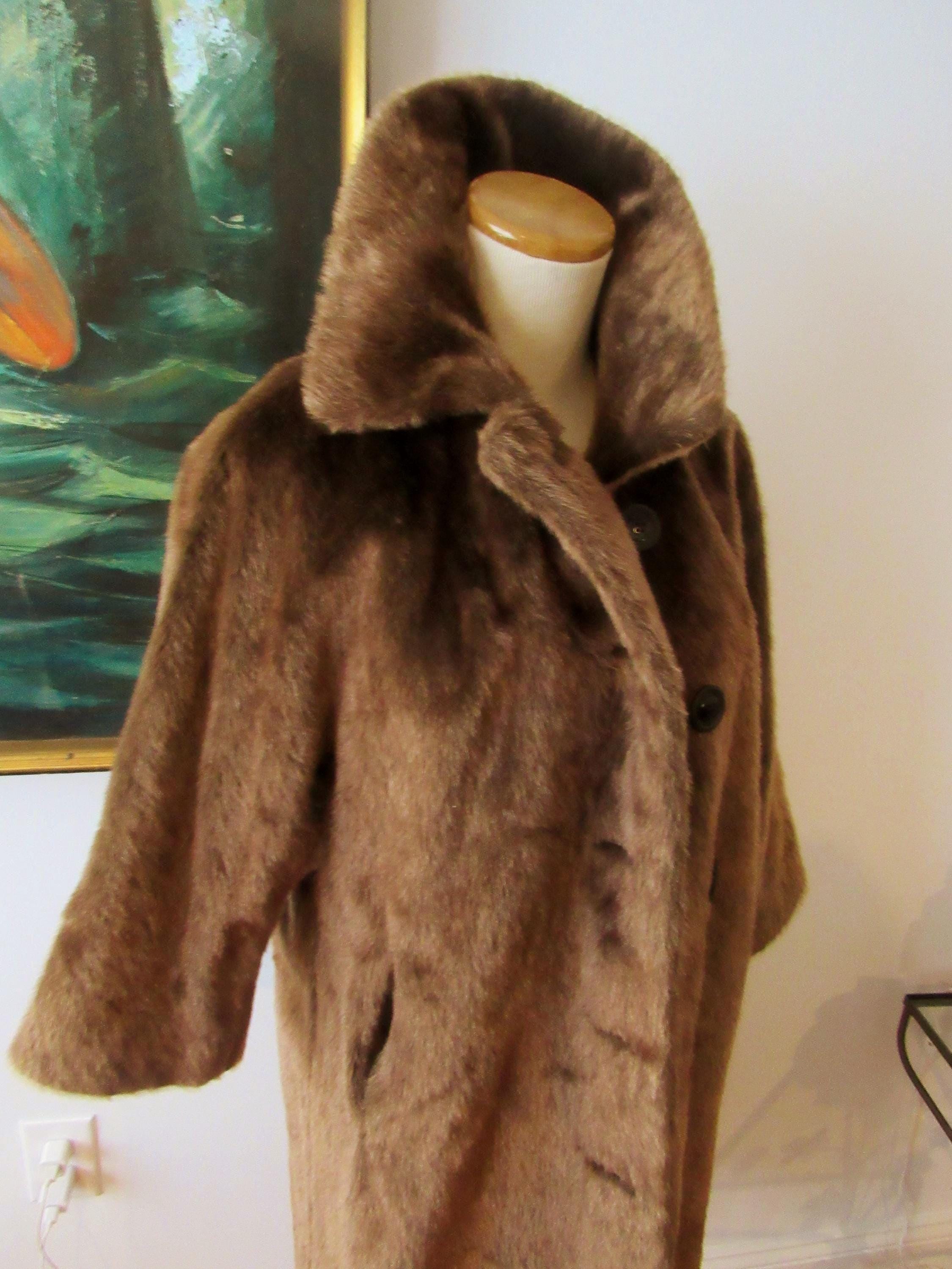 Vintage Beaver Coat Women - Etsy
