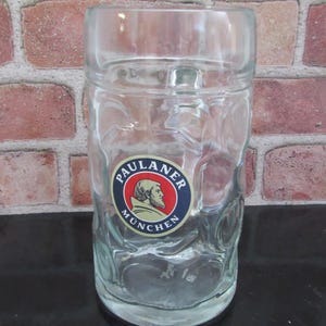 Vintage Authentic Oktoberfest Liter Beer Stein Paulaner Muchen Mug
