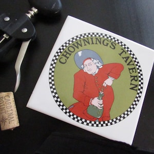Vintage Hanging Trivet CHOWNING'S TAVERN Williamsburg, VA Souvenir