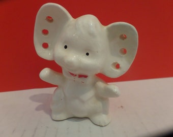 Vintage Mouse Jewelry Holder Ceramic Jewelry Tree Earrings Holder