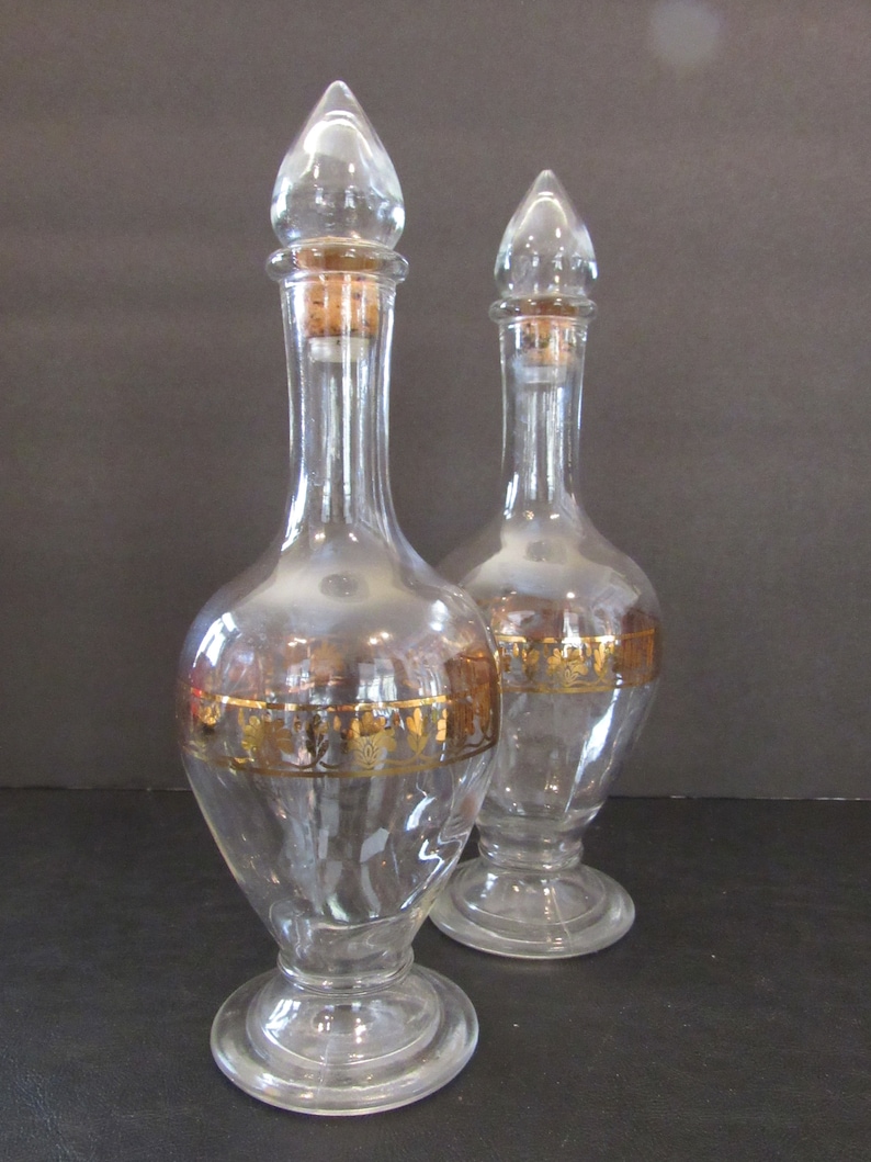 Vintage Cruets Neo Classical Gold Corinthian Design EACH Etsy